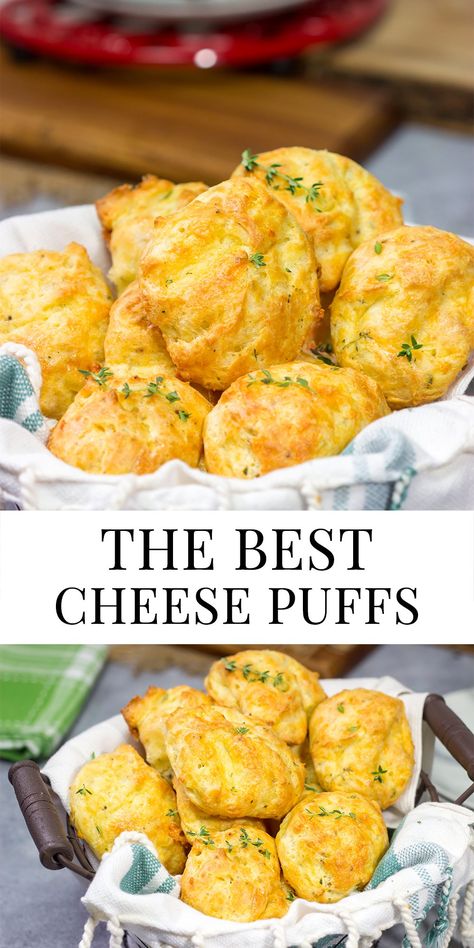 Cheddar Cheese Puffs, Cheese Puffs Recipe, Cheesy Bread Recipe, Puff Recipe, Cheese Puffs, Best Appetizer Recipes, Appetizer Bites, Best Cheese, Cheese Appetizers