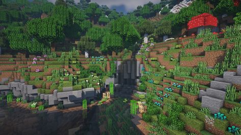 Minecraft Waterfall, Minecraft House Plans, Fairy Village, Small Waterfall, Minecraft Building, Minecraft Projects, Minecraft Designs, Minecraft Houses, Minecraft