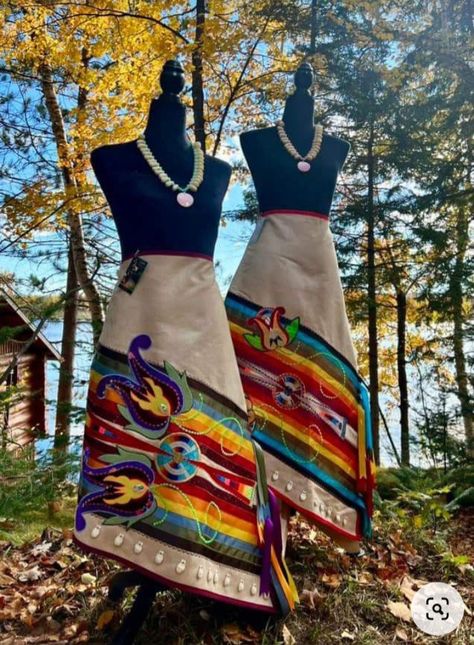 Native American Skirts, Ribbon Skirts Native American, Lipan Apache, Michelle Reed, Native American Style Outfits, Native American Ribbon Work, Fancy Shawl Regalia, Powwow Outfits, Skirts Design