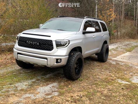 Sequoia Overland, Toyota Sequioa, Snowy Lake, Lifted Vehicles, Nitto Ridge Grappler, Custom Grill, Toyota Suv, Truck Mods, Toyota 4x4