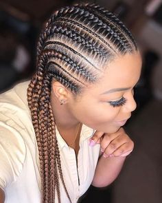 Goddess Braid Styles, Lemonade Braids Hairstyles, Braid Inspiration, African Hair Braiding Styles, Braided Cornrow Hairstyles, Braided Ponytail Hairstyles, Haircut Styles, Girls Braids, Cornrows Braids