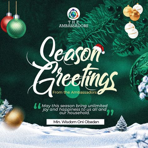 Season greetings design from the ambassador Season Greetings Flyer Design, Season Greetings Design, Jesus Cartoon, Flyer Design Layout, Season Greetings, Flyer And Poster Design, Social Media Poster, Church Flyer, Poster Background