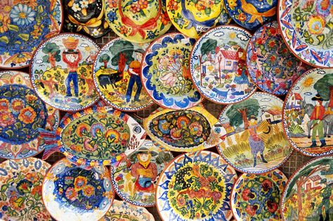 How to Make Hand Painted Ceramic Plates That Are Non-Toxic & Food Safe | eHow Hand Painted Ceramic Plates, Painted Ceramic Plates, Toxic Foods, Paint Your Own Pottery, Melamine Plates, Painted Plates, Hand Painted Plates, China Plates, Hand Painted Ceramic