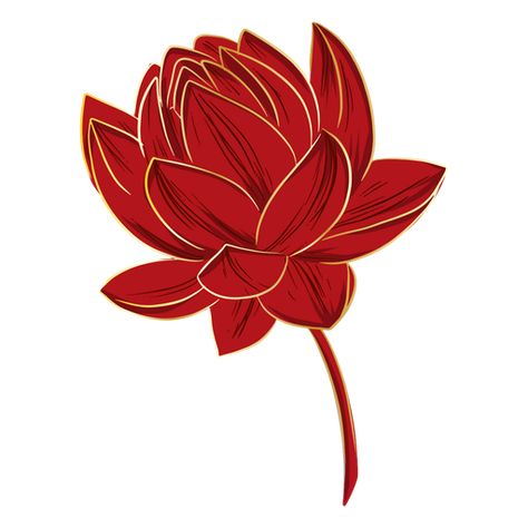 Chinese lotus flower #AD , #Chinese, #flower, #lotus Chinese Lotus Drawing, Cartoon Lotus Flower, Mdzs Jewelry, Chinese Flower Art, Lotus Flower Png, Chinese Lotus Flower, Red Lotus Tattoo, Lotus Illustration, Lotus Artwork