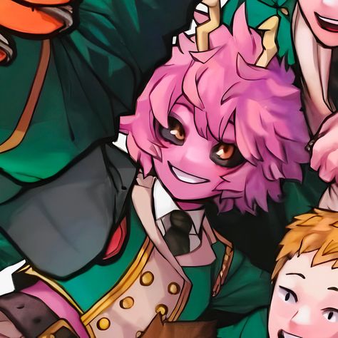 Mina ashido • My hero academia • 9th anniversary official art Mha Icons Manga Color, Mina Ashido Pfp, Mha Manga Icons, Mina Manga, Mina Ashido Manga, Manga Icons Colored, Ashido Mina, Mha Icons, Mina Ashido