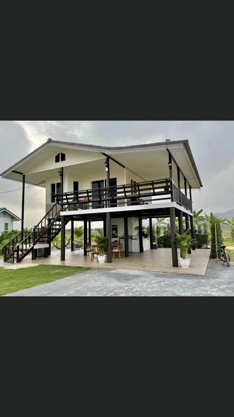 Two Storey Farmhouse, Farmhouse Design Philippines, Farmhouse Philippines, Rest House Philippines, Simple Beach House Philippines, Farm Resort Ideas Philippines, Province House Philippines, Amakan House Design Philippines, Elevated House Design