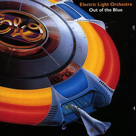 Electric Light rchestra - Out of the Blue 1977 Rock Album Cover, Tom Berenger, Greatest Album Covers, Classic Rock Albums, Electric Light Orchestra, Rock Album Covers, Classic Album Covers, Turn To Stone, Iconic Album Covers