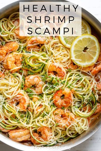 Shrimp Recipes Low Carb, Shrimp Scampi Zoodles, Healthy Shrimp Scampi, Meals Summer, Low Carb Shrimp Recipes, Sushi Burger, Recipes Shrimp, Low Carb Meals, Zoodle Recipes