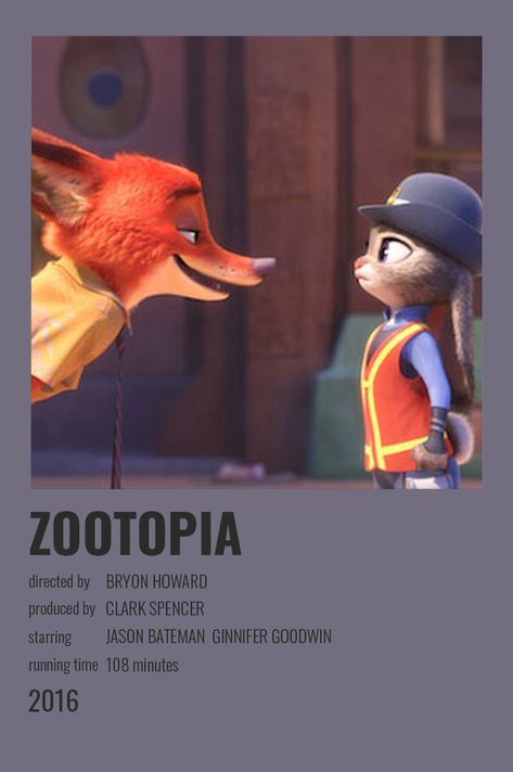 Zootopia Movie Poster, Zootopia Poster, Zootopia Movie, Alternative Posters, Film Polaroid, Movie Journal, Disney Zootopia, Sleepover Games, Film Poster Design