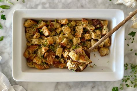 HOMEMADE SMALL BATCH STUFFING Single Serving Stuffing, Homemade Stuffing Recipe Small Batch, Stuffing Small Batch, Small Batch Dressing, Small Batch Stuffing Recipe, Small Batch Stuffing, Quick Stuffing, Homemade Stuffing Recipes, Keto Stuffing