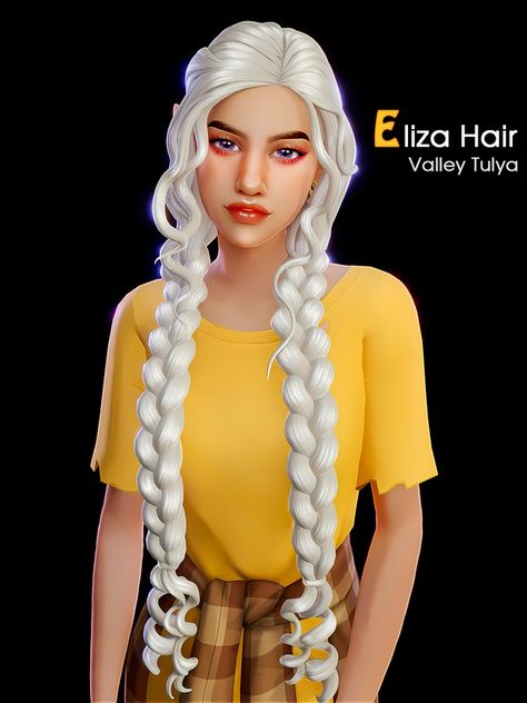 Sims 4 Curly Hair, Pelo Sims, Sims 4 Mm Cc, Sims 4 Expansions, Sims 4 Cc Folder, Sims 4 Gameplay, Sims 4 Dresses, Sims 4 Mm, Female Hair