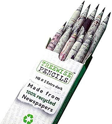 Newspaper Pencils | Recycled Newspaper HB Pencils, Wood Free and Environment Friendly | 2 Pack of 10 Pencils: Amazon.co.uk: Office Products Newspaper Pencils, Tree Facts, Recycled Newspaper, Newspaper Paper, Recycle Newspaper, Newspaper Printing, Pencil Design, Tennis Courts, Wooden Pencils