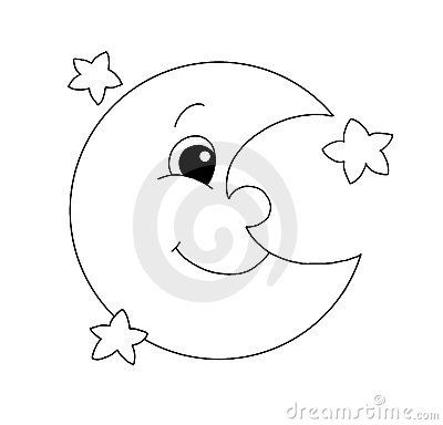 Black and white - moon Moon Clipart Black And White, Clip Art Sun, Star Black And White, Black And White Clip Art, Stars Illustration, Moon Clipart, Star Silhouette, White Moon, Silhouette Clip Art