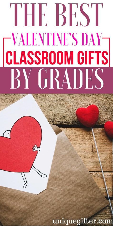 Valentine's Day Classroom Gifts by Grades | Teacher and Parent Gifts for Classroom Students | Affordable Valentine's Day gifts for the whole class | #valentines #valentinesday #classroom #school Valentines For 5th Grade Classmates, Valentine For Students From Teacher, 5th Grade Valentines, Valentines Day Class Gifts, Valentine Student Gifts, Class Valentines Gifts, Student Valentines, Valentine's Day Decorations, Teacher Valentine Gifts