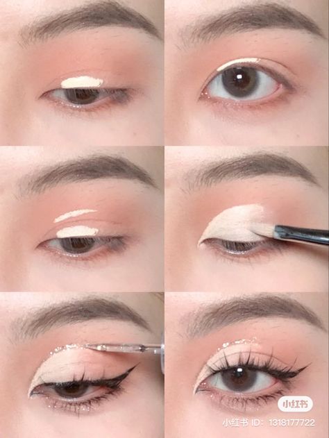 K Pop Makeup Eye, K Pop Makeup Tutorials, K Pop Makeup Looks, K Pop Makeup, Eyeliner Lashes, Pop Makeup, Kamado Tanjiro, Doll Eye Makeup, Makeup Easy