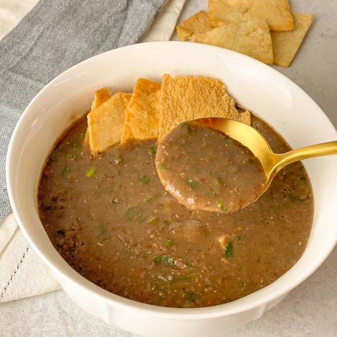 Mediterranean Lentil Soup Soup Blended, Mediterranean Lentil Soup, Brown Lentil Soup, Lebanese Lentil Soup, Soups Stews Chilis, Lentils And Rice, Lebanese Food, Drink Inspiration, Brown Lentils