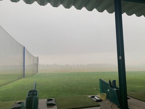 golf in the rain aesthetic Driving Range Aesthetic, Range Aesthetic, In The Rain Aesthetic, The Rain Aesthetic, Rain Aesthetic, Driving Range, In The Rain, The Rain, Golf