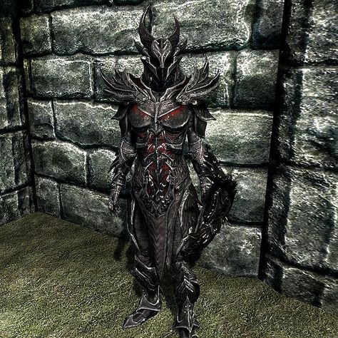 Skyrim Daedric Armor Skyrim Armor Female, Armor Female, Skyrim Armor, Daedric Armor, Skyrim Game, Male Vs Female, Papercraft Download, Heavy Armor, Elder Scrolls Skyrim