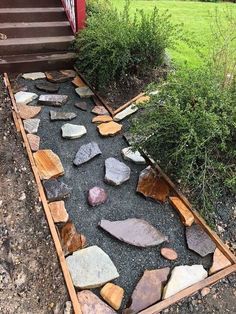 Mosaic Pathway, Front Garden Path, Concrete Pathway, Garden Walkways, Stone Garden Paths, Walkways Paths, Garden Walkway, Pebble Mosaic, Stone Garden