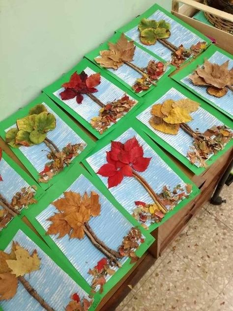 Autumn Leaves Craft, Fall Arts And Crafts, Easy Fall Crafts, Fall Tree, Tree Craft, Leaf Crafts, Fall Crafts Diy, Fall Crafts For Kids, Autumn Crafts