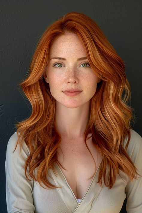 Medium Long Haircuts, Red Blonde Hair, Extension Hair, Red Haired Beauty, Red Hair Woman, Dark Red Hair, Beautiful Red Hair, Copper Hair Color, Chique Outfits