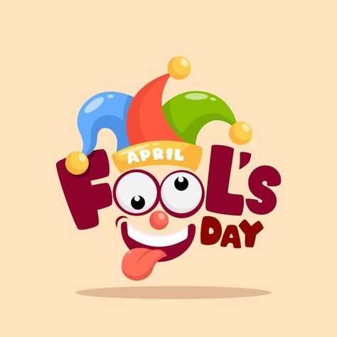 April fool's day illustration Premium Ve... | Premium Vector #Freepik #vector #party #cartoon #comic #festival Prank Box, Joker Hat, Jester Clown, Party Cartoon, Jester Hat, Clowns Funny, April Fool's Day, April Fool, Day Illustration