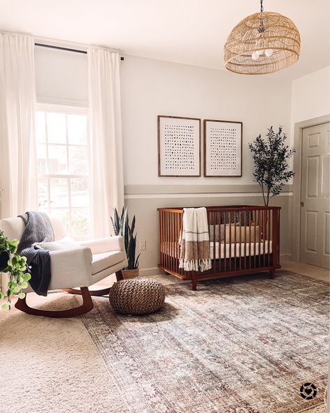 Angela Rose Home, Nursery Makeover, Angela Rose, Rose Diy, Scandinavian Farmhouse, Nursery Room Design, Baby Room Inspiration, Miracle Baby, Nursery Room Inspiration