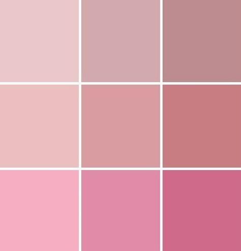 Paleta Rose, Pink Color Palette, Soft Pink Theme, Color Palette Pink, Color Palette Design, Pink Vibes, Cute Wallpaper For Phone, Bedroom Paint, Colour Board