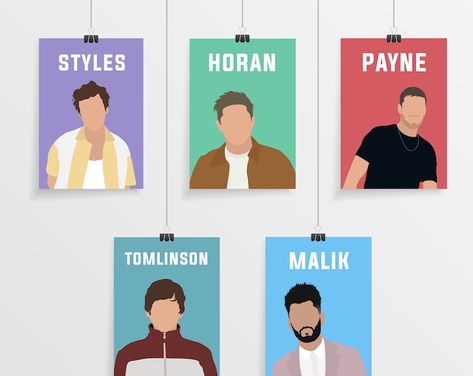 FunkyCreationDesigns - Etsy One Direction Prints, One Direction Members, One Direction Fan Art, One Direction Drawings, One Direction Lockscreen, One Direction Art, Gambar One Direction, One Direction Images, One Direction Wallpaper