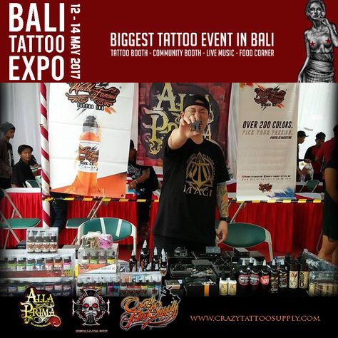 Bali Tattoo Expo 2017 Bali Tattoo, Tattoo Expo, Weird Tattoos, Tattoo Supplies, Big Tattoo, Live Music, Bali, Tattoos, Music