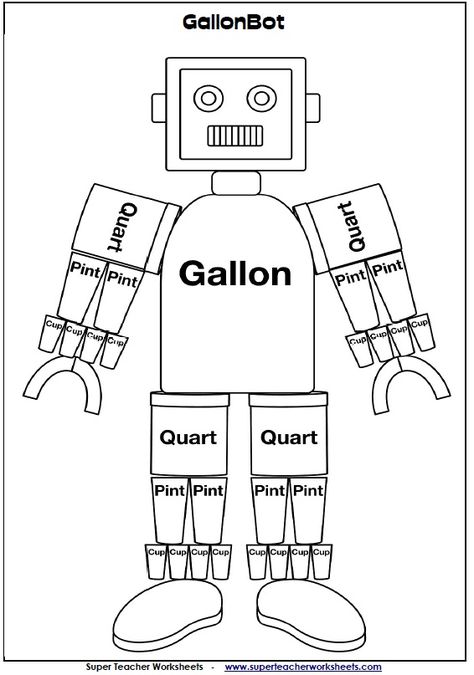 Use Mr. Gallon in your classroom to help your students learn about gallons, quarts, pints, and cups!  link:  http://www.superteacherworksheets.com/pz-gallon-man.html Gallon Man, Tutoring Ideas, Math Night, Math Measurement, Super Teacher, Math Vocabulary, Third Grade Math, Teacher Worksheets, Homeschool Math