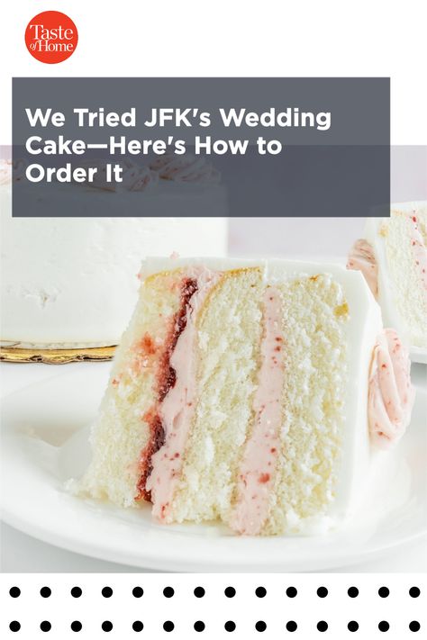 Jfk Wedding Cake, Wedding Cake With Strawberry Filling, Strawberry And Cream Wedding Cake, Victorian Wedding Cake Flavor, Jfk’s Wedding Cake Recipe, Wedding Cake Testing Ideas, Wedding Cake Trends 2025, Make Your Own Wedding Cake, Jfk Wedding Cake Recipe