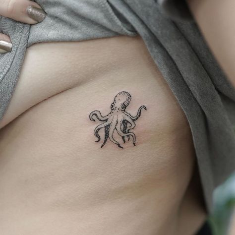 🐙🐙 done at @goodlucktattoo Cute Octopus Tattoo, Small Octopus Tattoo, Good Luck Tattoo, Walk Ins Welcome, Kraken Tattoo, Luck Tattoo, Octopus Tattoo Design, Octopus Tattoos, Octopus Tattoo