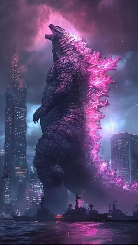 Godzilla Pictures, Godzilla Gif, Godzilla Tokyo, Legendary Godzilla, Godzilla Mothra, Godzilla Tattoo, I Am King, Godzilla Art, Godzilla Birthday