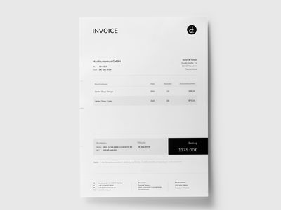 Invoice Layout, Quotation Format, Invoice Design Template, Business Invoice, Invoice Design, Brochure Template Layout, Name Card Design, Collateral Design, Documents Design