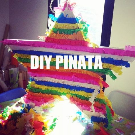 SO sooo cute: DIY: Comment fabriquer une Pinata en forme d'étoile ! Pinata Diy, Diy Pinata, Cute Diy, Birthday Parties, Birthday Cake, Halloween, Cake, Birthday, Color