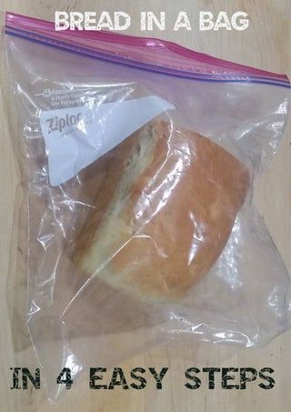 Bread in a Bag in 4 Easy Steps : 4 Steps (with Pictures) - Instructables Bread In Bag, Bread In A Bag Recipe, Bread In A Bag, Sugar Free Bread, Microwave Bread, Bread Rolls Recipe, Homemade Bread Recipes Easy, Homemade Bread Easy, Make Bread