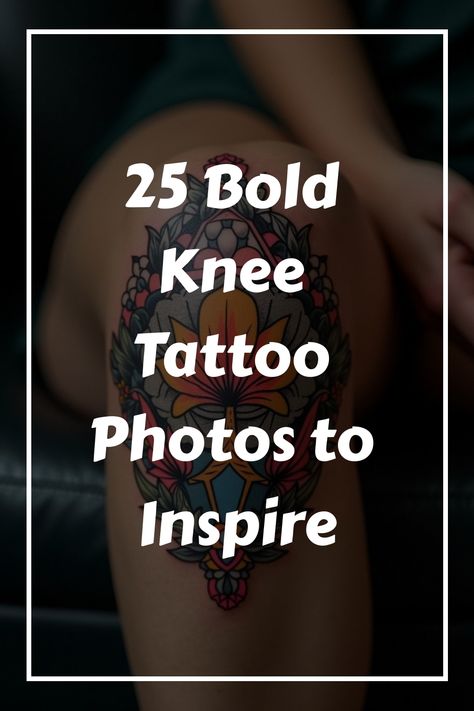 25 Bold Knee Tattoo Photos to Inspire Knee Scar Cover Up Tattoos For Women, Tatoos Legs Woman, Knee Surgery Tattoo, Black Tattoo With White Ink, Knee Tattoos Women, Traditional Knee Tattoo, Knee Cap Tattoo, Knee Tattoo Ideas, Tattoo Above Knee