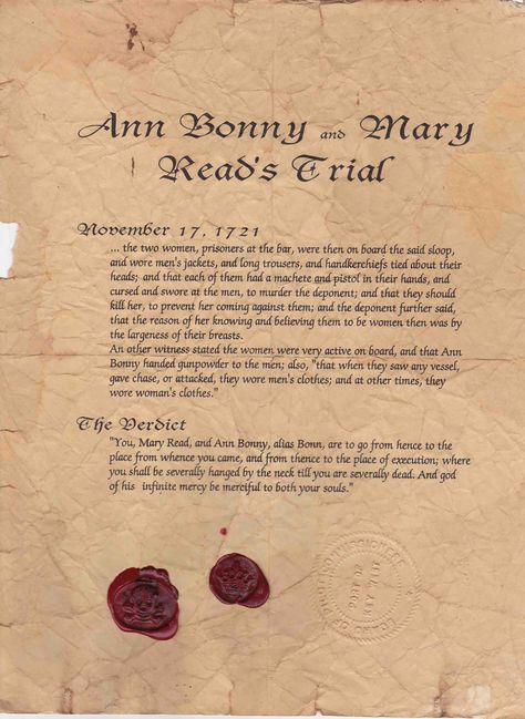 Anne Bonny and Mary Reid trial. The last words of Anne Bonny was - As Captain Jack Rackman was going to be hanged Ann Bonny gave him a scornful look and spat out that, "Had you fought like a man, you need not have been hang'd like a dog." Anne Bonny Aesthetic, Ann Bonny, Pirate Scroll, Black Sails Anne Bonny, Pirate Core, Homemade Pirate Costumes, Teach Like A Pirate, Anne Bonny, Pirate History