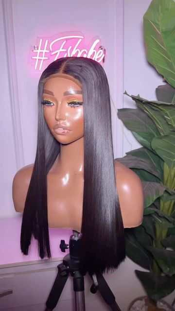 Sdd Bone Straight Hair, Bone Straight Wig, Wig Maker, Straight Wigs, Glueless Wig, 23rd Birthday, Closure Wig, Straight Wig, Glow Up?