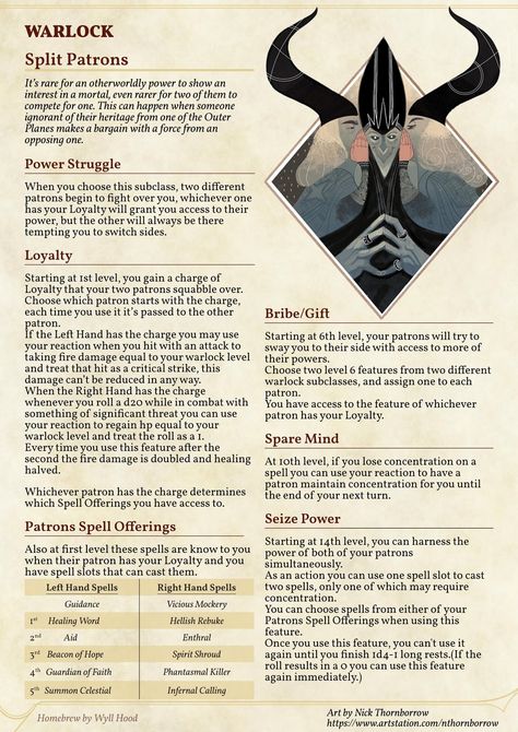 Dnd Subclasses, Homebrew Classes, Dnd Things, D D Classes, Dnd Stories, Home Brewery, Dnd Classes, Dnd Races, Dungeon Master's Guide