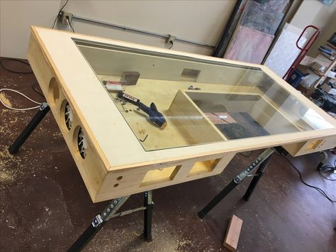 custom built desk pc, gaming, video editing PC desk, audio/video editing, pc builds, pc mods Gaming Desk Diy, Diy Pc Desk, Desk Pc Build, Custom Pc Desk, Custom Gaming Desk, Custom Computer Desk, Built In Computer Desk, Custom Computers, Diy Pc