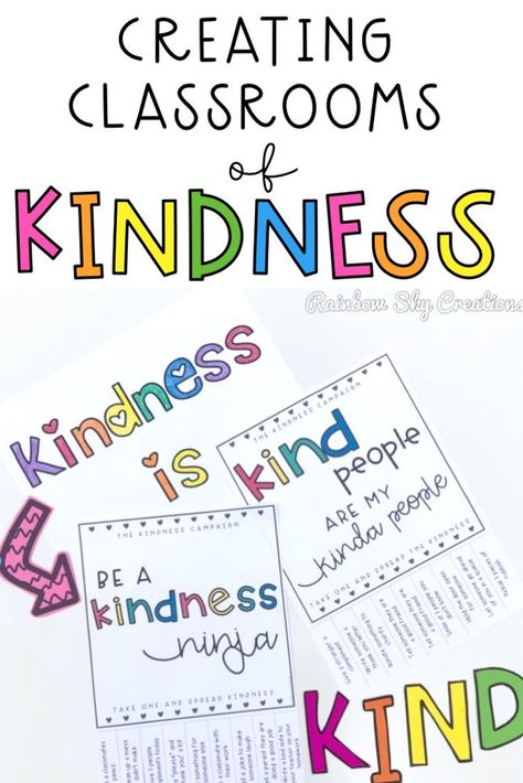 Bucket Filler Activities, Kindness Club, Kindness Projects, Kindness Activities, Easy Lessons, Random Act, Rainbow Sky, Teaching Inspiration, Thank You Letter