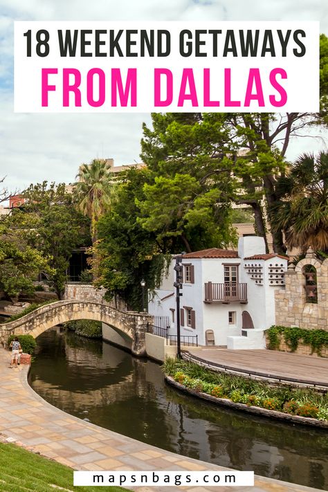 Weekend Trips From Dallas, Road Trips From Dallas, Dallas Day Trips, Day Trips From Dallas Texas, Weekend Getaway Ideas Texas, Spa Weekend Getaway, Day Trips From Dallas, Spring Break Road Trip, Texas Day Trips