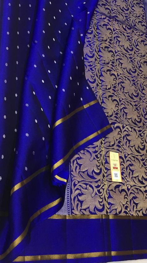 Royal Blue Saree, Silk Saree Blouse Designs Patterns, Blue Silk Saree, Bridal Sarees South Indian, Silk Sarees Online Shopping, Silk Sarees With Price, Traditional Silk Saree, Silk Saree Kanchipuram, Cotton Saree Designs