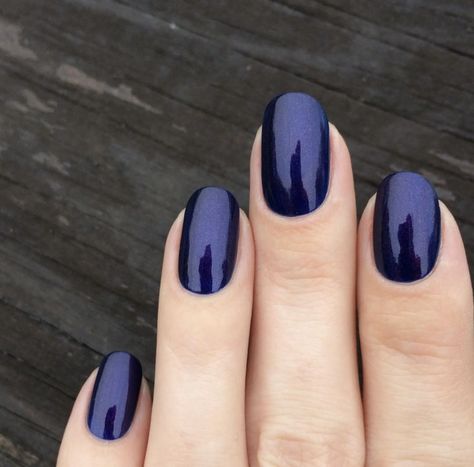 Turn On The Northern Lights Indigo Nails, New Nail Polish, Deep Indigo, Midnight Sky, The Midnight, Nail Color, Nail Polish Colors, How To Get Rich, How To Do Nails