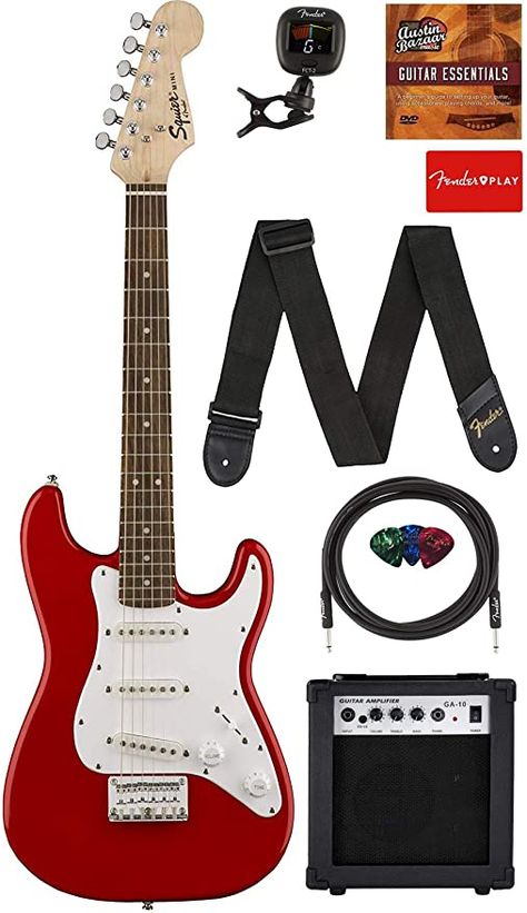 Epiphone Sg, Guitar Cable, Fender Electric Guitar, Guitar Kits, Fender Squier, Shell Pink, Online Lessons, Guitar For Beginners, Guitar Pickups