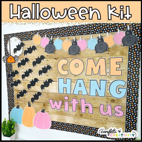 Halloween Employee Board, Halloween Bulletin Boards For Preschool, Fall Bulletin Board Ideas For Daycare, Fall Bulletin Boards For Elementary, October Bulletin Board Ideas, Halloween Bulletin Board Ideas, Bulletin Board Halloween, Fall Bulletin Board Ideas, Reading Bulletin Board