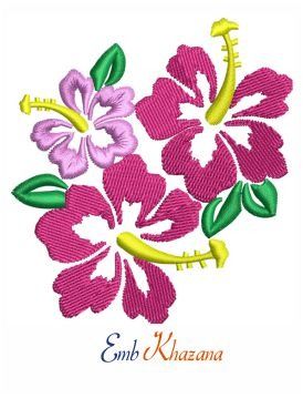 Floral Hibiscus embroidery design Hibiscus Embroidery, Embroidery Pattern Floral, Embroidery Design Flower, Flower Machine Embroidery, Flower Hibiscus, Flower Machine Embroidery Designs, Lotus Flower Design, Beautiful Flower Designs, Border Embroidery Designs