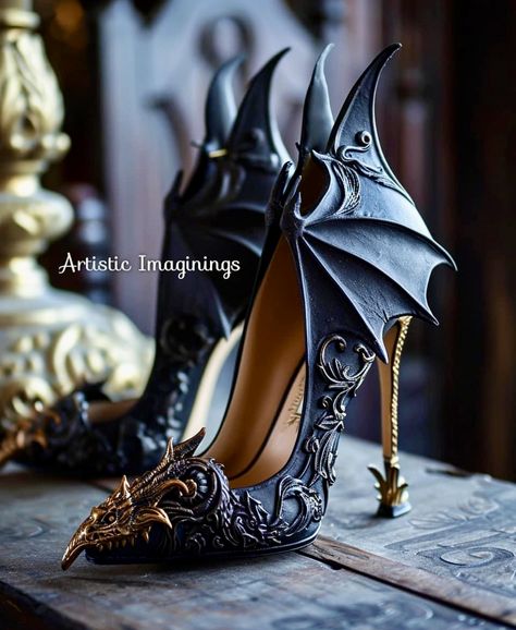 Dnd Outfits, Art Costumes, Fantasy Shoes, Rich Person, Couture Heels, Whimsical Shoes, Beauty 2023, Artistic Shoes, Magic Shoes